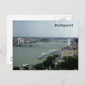 Carte Postale Ponts sur le Danube (Devant / Derrière)