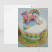 Carte Postale Pony cake 1 (Devant / Derrière)
