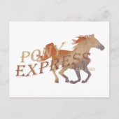 Carte Postale Pony Express Vintage (Devant)
