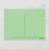 CARTE POSTALE PONY PULLING PINECONE SLEIGH DE NOËL VOLANT (Dos)