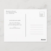 Carte Postale Pony rose Floral Or Script & Frame Retard Date (Dos)