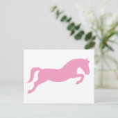 Carte Postale Pony rose Jumping (Debout devant)