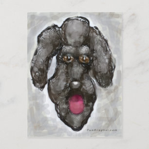 Carte Postale Poodle
