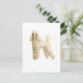 Carte Postale Poodle — Clip de chiot (Debout devant)