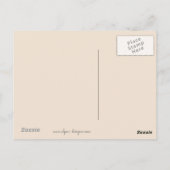 Carte Postale Poodle Miniature Toy Apricot Crème Chien Brown Art (Dos)