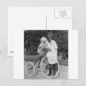 Carte Postale Poodle Perch, 1913 (Devant / Derrière)