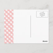 Carte Postale Poodle rose (Dos)