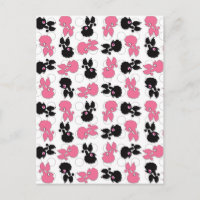 Poodles Chiens Noir et Rose