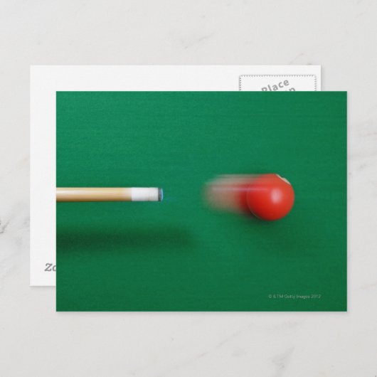 Carte Postale Pool Cue (Devant / Derrière)