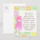 Carte Postale Pool Party, Amusants au soleil invitation (Devant / Derrière)