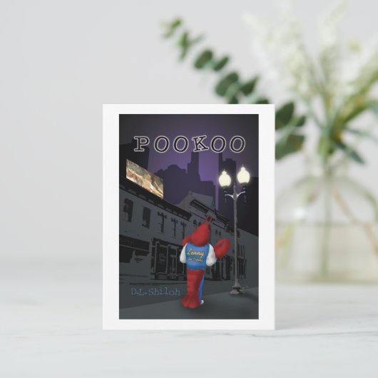 Carte postale Pooo (Debout devant)