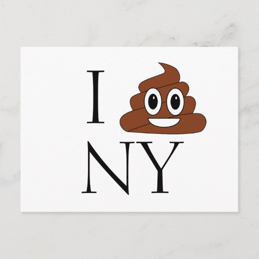 Carte Postale Poop (Devant)