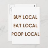 CARTE POSTALE POOP1 (Devant / Derrière)