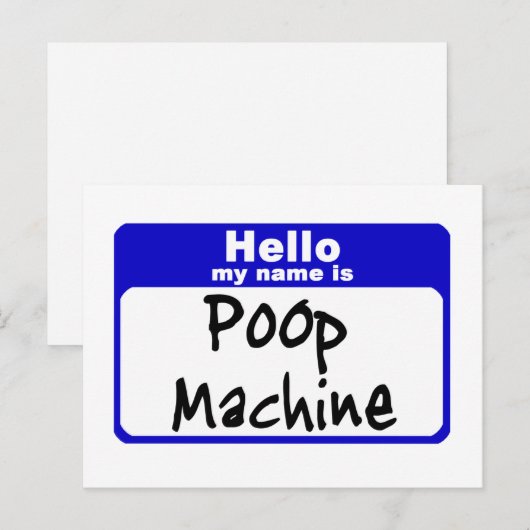 Carte Postale poop3 (Devant / Derrière)