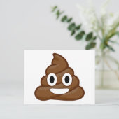 Carte Postale poop emoji (Debout devant)