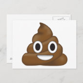 Carte Postale Poop Emoji (Devant / Derrière)
