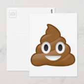 Carte Postale Poop émoji (Devant / Derrière)