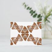 Carte Postale poop emojis (Debout devant)