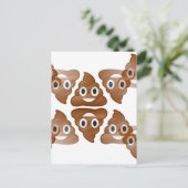 Carte Postale poop emojis (Debout devant)