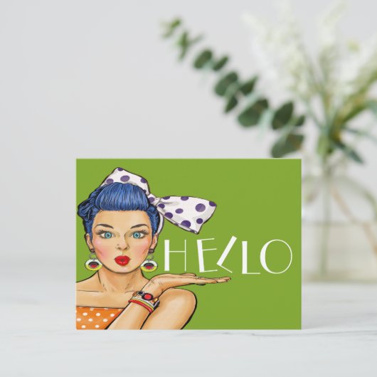 Carte postale Pop Art (Debout devant)