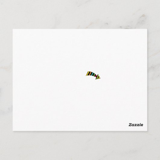 Carte postale Pop Art (Dos)