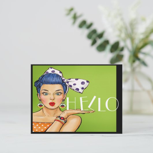 Carte postale Pop Art (Debout devant)