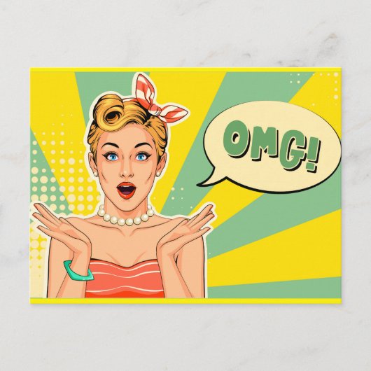 Carte Postale Pop-Art (Devant)