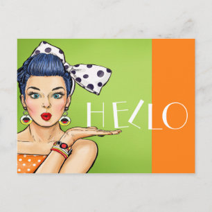 Carte postale Pop Art 2 Vierge Retour