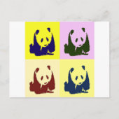 Carte Postale Pop Art Baby Pandas (Devant)