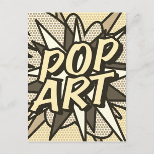 Carte Postale POP ART Bande dessinée rétro vintage amusante