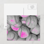 Carte postale Pop Art Baseball (Devant / Derrière)