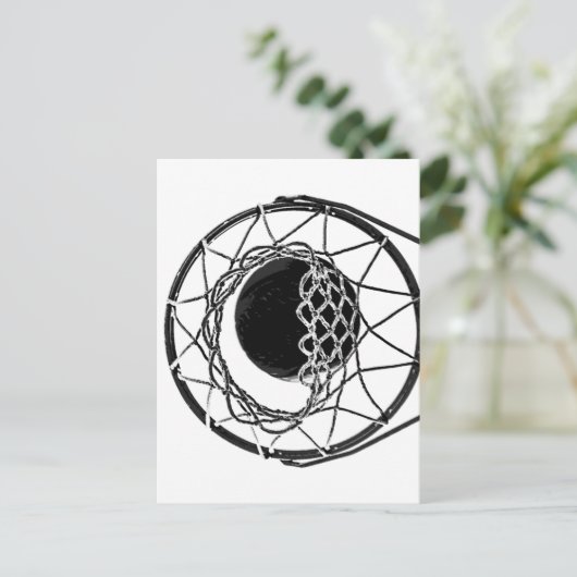 Carte Postale Pop Art Basket (Debout devant)