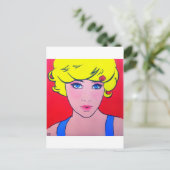 Carte Postale Pop art Bérénice (Debout devant)