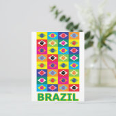 Carte Postale Pop Art Brésil (Debout devant)