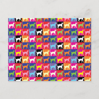 Carte Postale Pop Art Cats