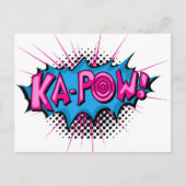 Carte Postale Pop Art Comic Ka-Pow ! (Devant)