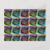 Carte Postale Pop Art Cool pour écrivains et auteurs (Devant)