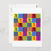 Carte Postale Pop Art Cycling (Devant / Derrière)