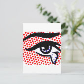 Carte Postale Pop Art Eye (Debout devant)