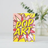 Carte Postale POP ART Fun Retro Comédie Livre Pop Art (Debout devant)