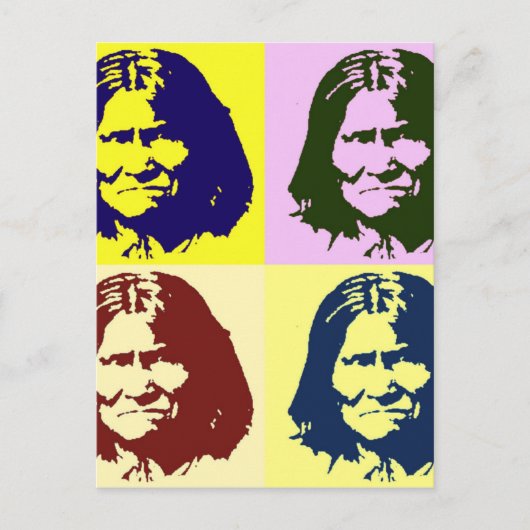 Carte Postale Pop Art Geronimo (Devant)