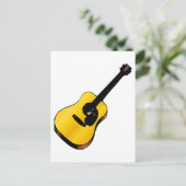 Carte Postale Pop Art Guitare (Debout devant)