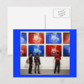 Carte Postale Pop Art Indigo (Devant / Derrière)