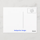 Carte Postale Pop Art Indigo (Dos)