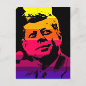 Carte Postale Pop Art Jack JFK John F. Kennedy (Devant)