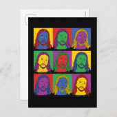 Carte Postale Pop Art Jesus (Devant / Derrière)