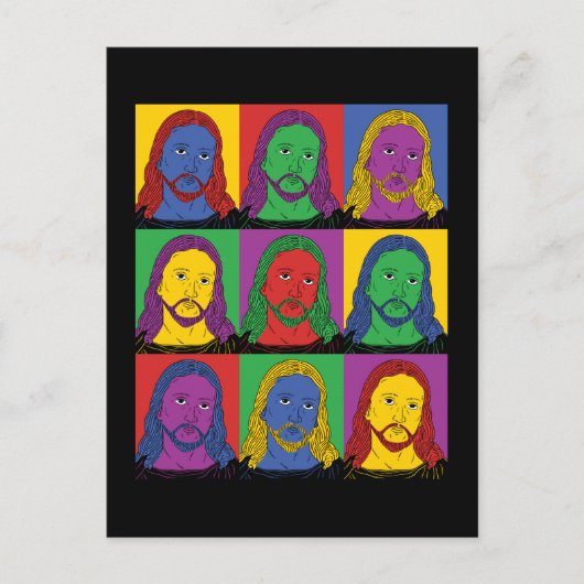 Carte Postale Pop Art Jesus (Devant)