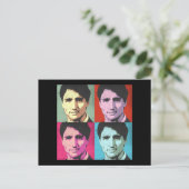 Carte Postale Pop Art Justin Trudeau - Pleine Taille -.png (Debout devant)