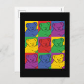 Carte Postale Pop Art Koala (Devant / Derrière)