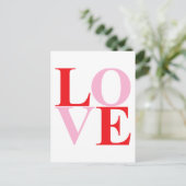 Carte Postale Pop Art LOVE (Debout devant)